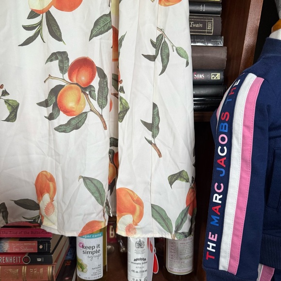 Cider - Fruit Knotted Split Midi Dress - size large - Picture 4 of 7